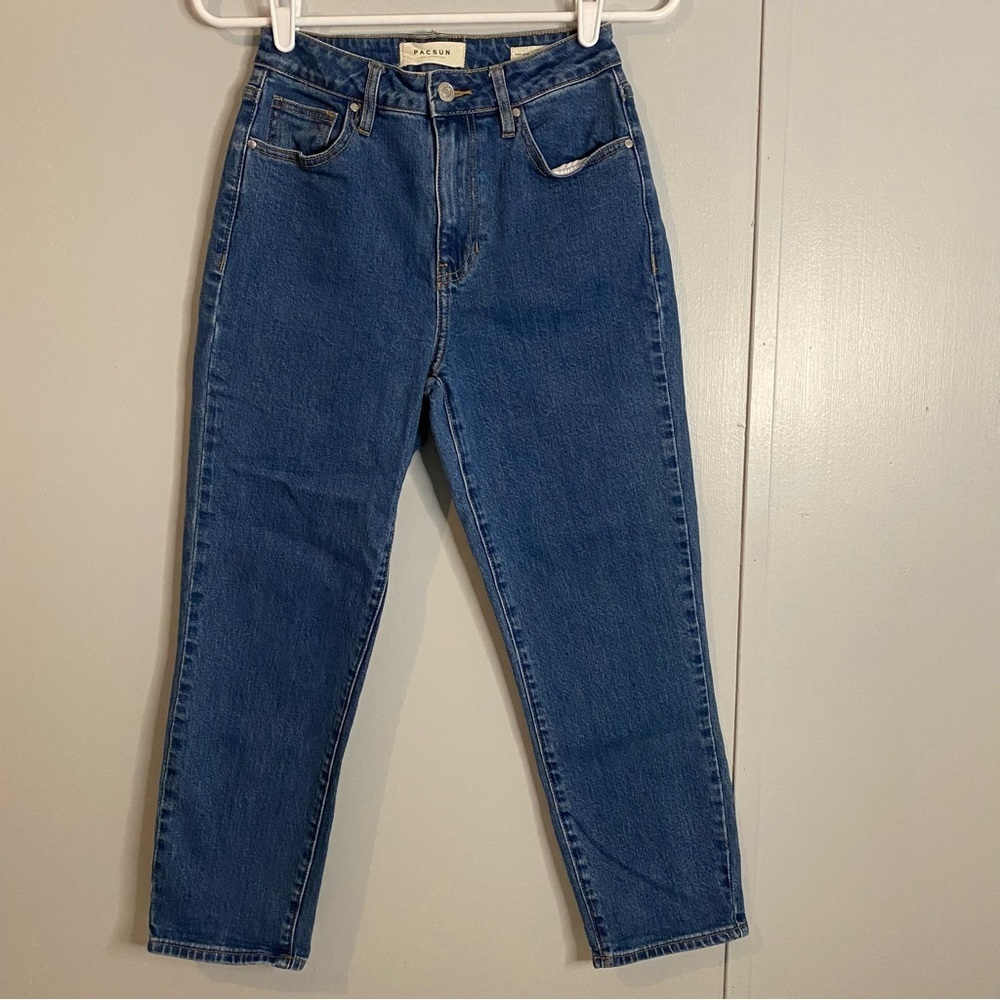 PACSUN Blue Mom Jeans Blue Denim Size 25